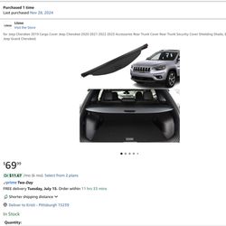 Jeep Cherokee cargo Cover