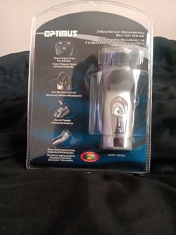 Optimus 3 Head Rotary Rechargeable Razor