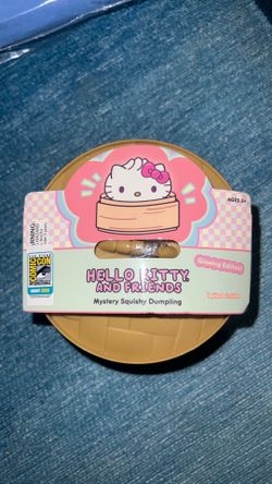 Viral Squishy Dumpling exclusive Hello Kitty Sanrio San Diego comic con