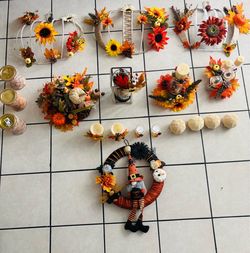 Decoración para el día del pavo y Halloween, diferentes precios