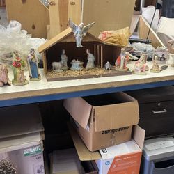 Vintage 50’s Ceramic Nativity Set