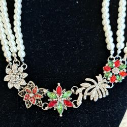 Vintage Indian/Pakistani Bridal Necklace / Christmas Necklace