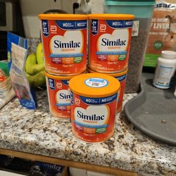 New, Sealed 5 Similac Sensitive Formula 