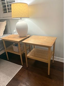 Two Magnolia Side Tables/ Nightstands