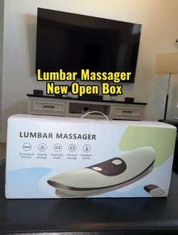 Lumbar Massager / New Open Box