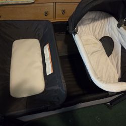 Pack And Play With Changing Table And Bassinet Attachments