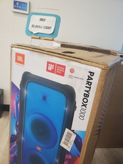 💃 Turn Up the Party –  Brand New JBL PartyBox 1000 Portable Bluetooth Speaker Now from $899 or $1 Down! 1-Year Warranty + Pure Power