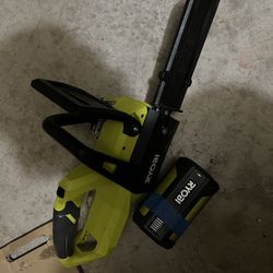 RYOBI 40V 10 in. Battery Chainsaw (Tool Only) 