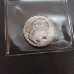 2022 P Quarter Error Drooling George Flower In The Hair Very Rare Clover George 