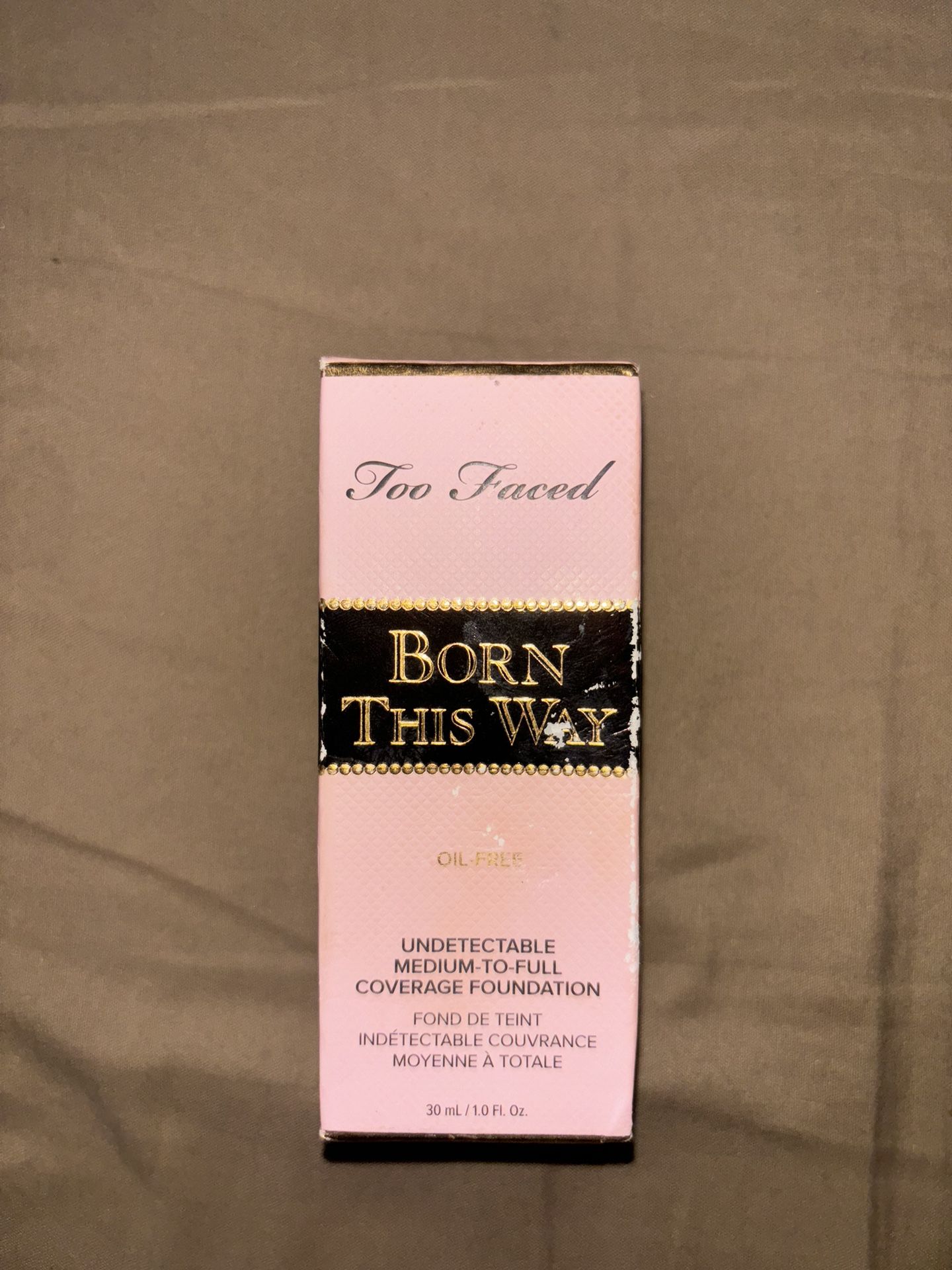 too faced , born this way foundation