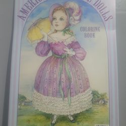 American Heritage doll coloring book
