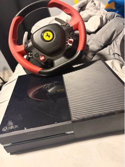 $40 for everything (Xbox one and Ferrari steering wheel )