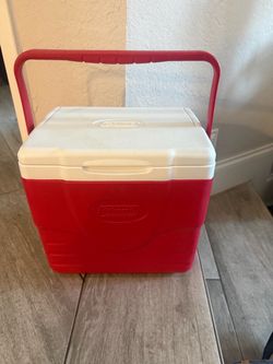 Coleman Red Portable Cooler with Handle