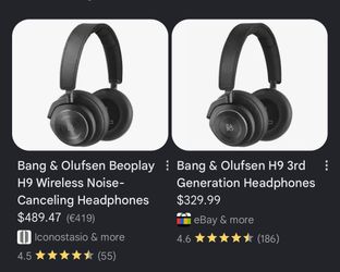 Bang & Olufsen Beoplay H9 Wireless Noise-Canceling Headphones