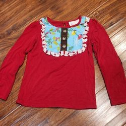 Sweet Honey Christmas Ling Sleeve Top