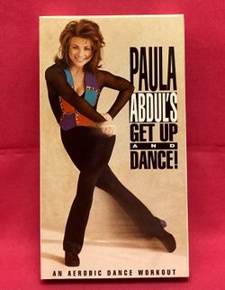 Paula Abdul’s Get Up and Dance VHS exercise video aerobic workout tape 1994