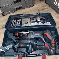 Bosch hammer drill, tools