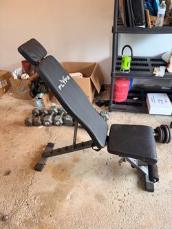 FLYFE Adjustable Weight Bench – Flat & Incline Home Gym Bench