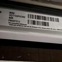 Whirlpool Dishwasher Stainless Steel