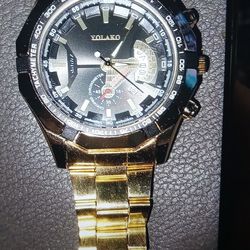 Original Volako Goldtone Designer Watch