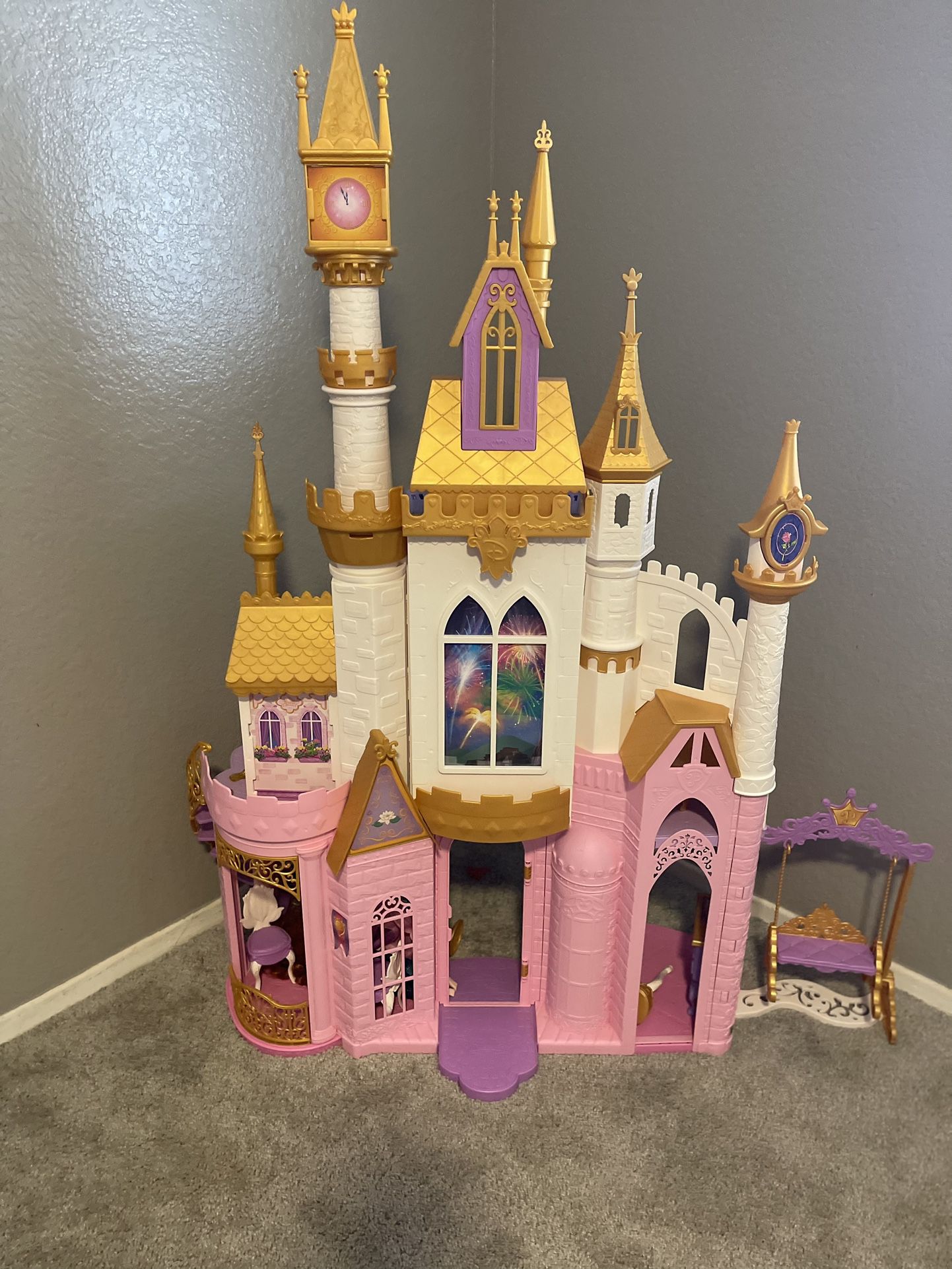 Disney Princess castle with Princes Barbie’s