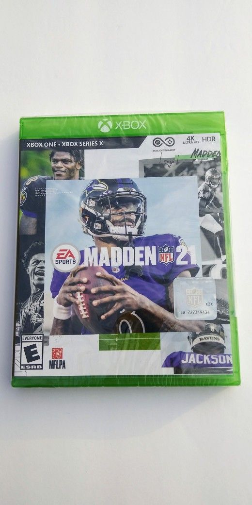Madden 21 Microsoft Xbox One/Xbox Series X Game Brand New Never Opened Factory Sealed In Clear Plastic See Photos/Description