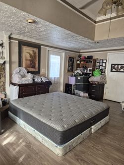 King mattress with Free box springs