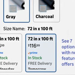 DOCA 72 in x 100 ft Window Screen Mesh,DOCA 72 in x 100 ft Window Screen Mesh,