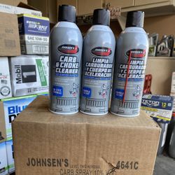 Carb & Choke Cleaners 12 Cans 