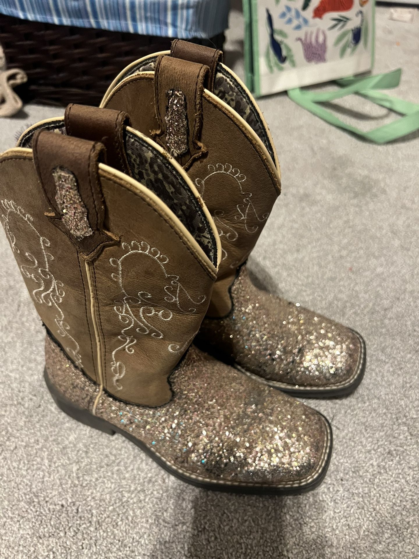 Youth 1 - Girls Cowboy Boots