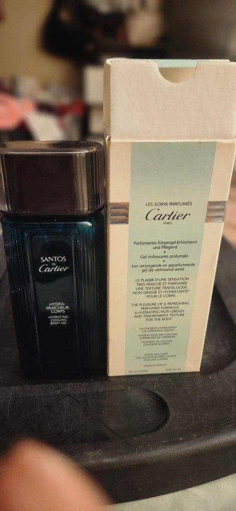 Santos Gell De Cartier Body Gel Perfume Used See Picture