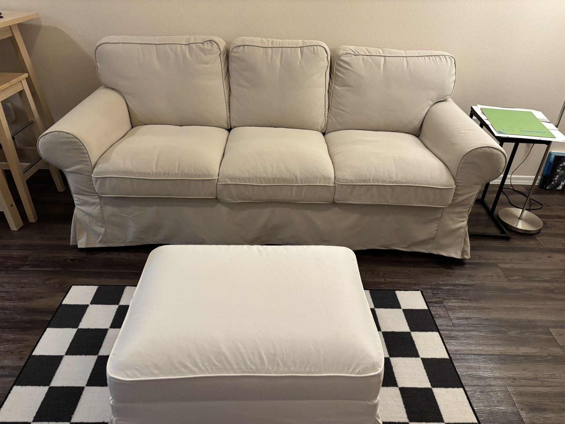 IKEA Ektorp 3 Set Sofa Kilanda Light Beige