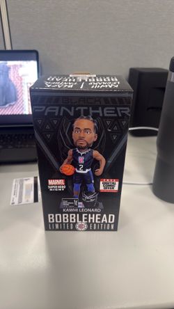 Kawhi Leonard Black Panther Bobblehead