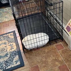 Frisco Heavy Duty Fold & Carry Single Door Collapsible Wire Dog Crate 