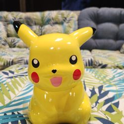 Ceramic Pokémon Pichachu Piggy Bank