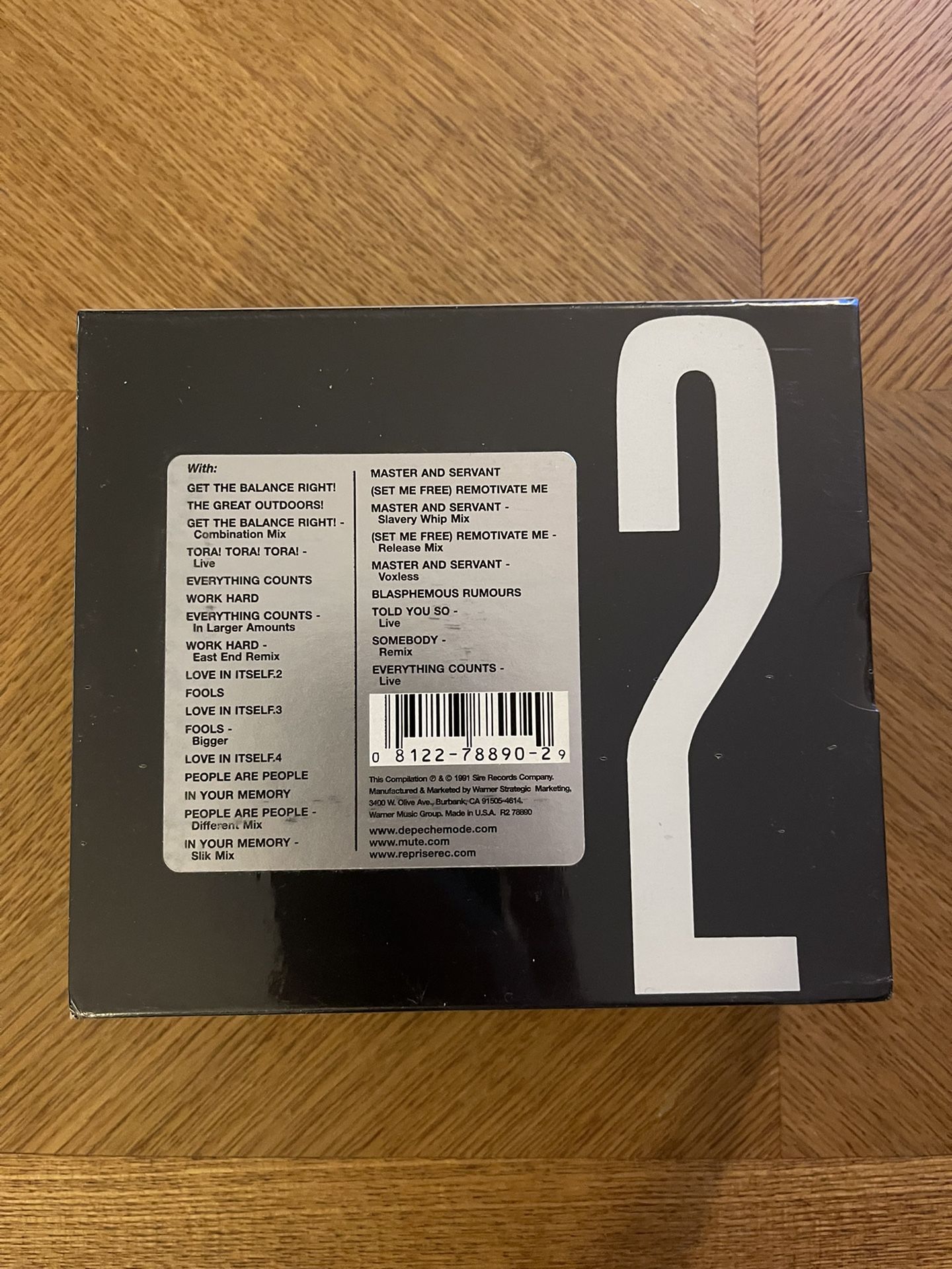 DEPECHE MODE SINGLES BOX 2 rare 6 CD box set NEW synth pop electronic music