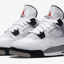 Jordan 4 White Cement GS 