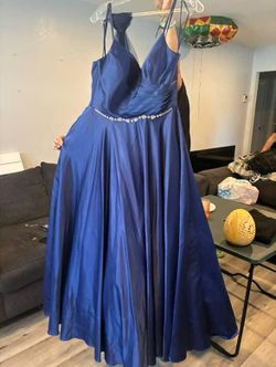 Navy Blue Prom Dress