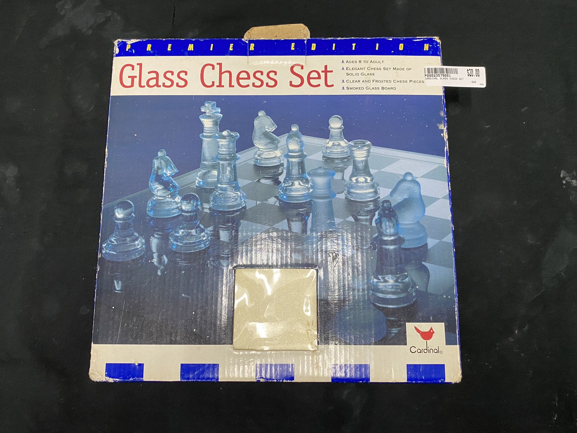 Cardinal Glass Chess Set