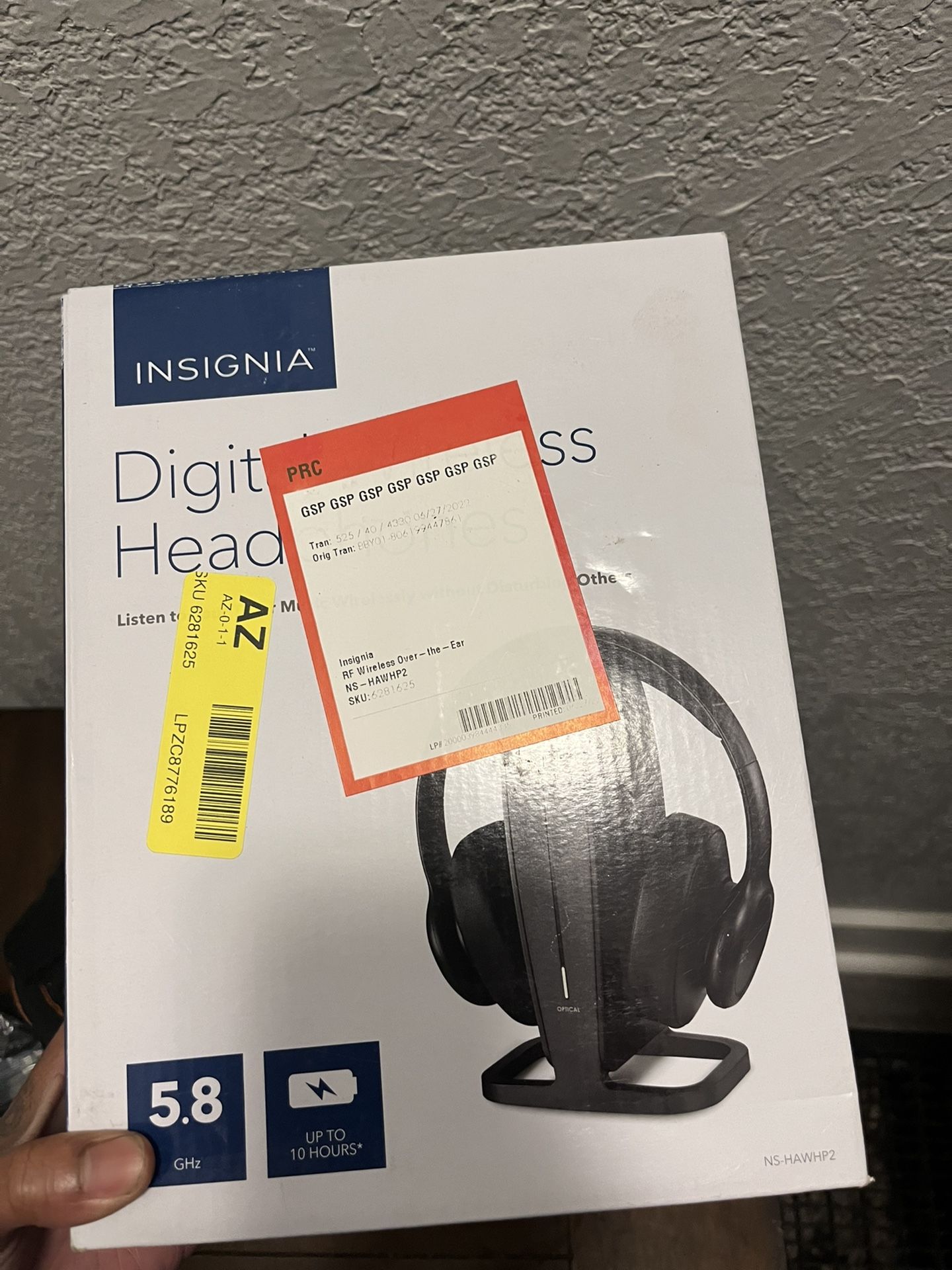 Insignia Digital Wireless Headphones 