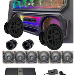 NEW FULL BASS AND VOICE PACKAGE CUSTOM BOX RGB LIGHTS FOR SINGLE CAB TRUCKS