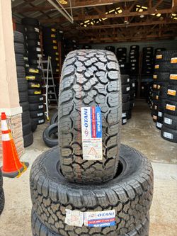 LT 33 12.50 17/10ply - OTANI SA2100 Mud Terrain tires - Brand New/ Fresh Stock - Set of 4 $879.96/Installation Available