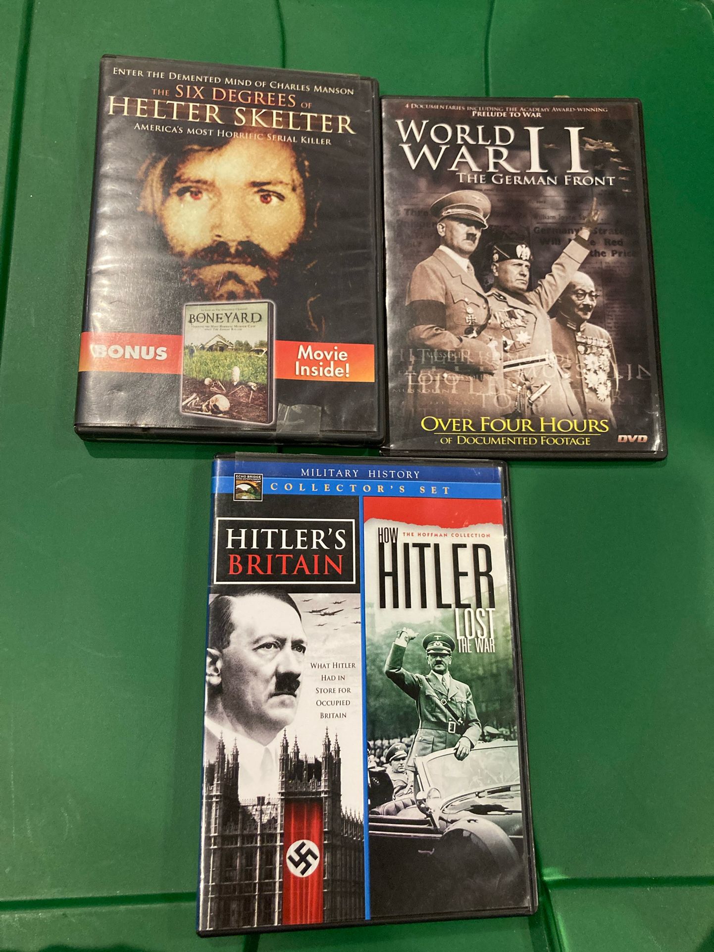 War movies lot of 3 DVD’s