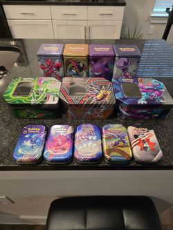 Pokémon TCG Tins (TINS ONLY, NO PACKS)