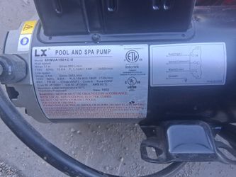 Hottub , Jacuzzi, Pump And Motor 115 Voltq⅜