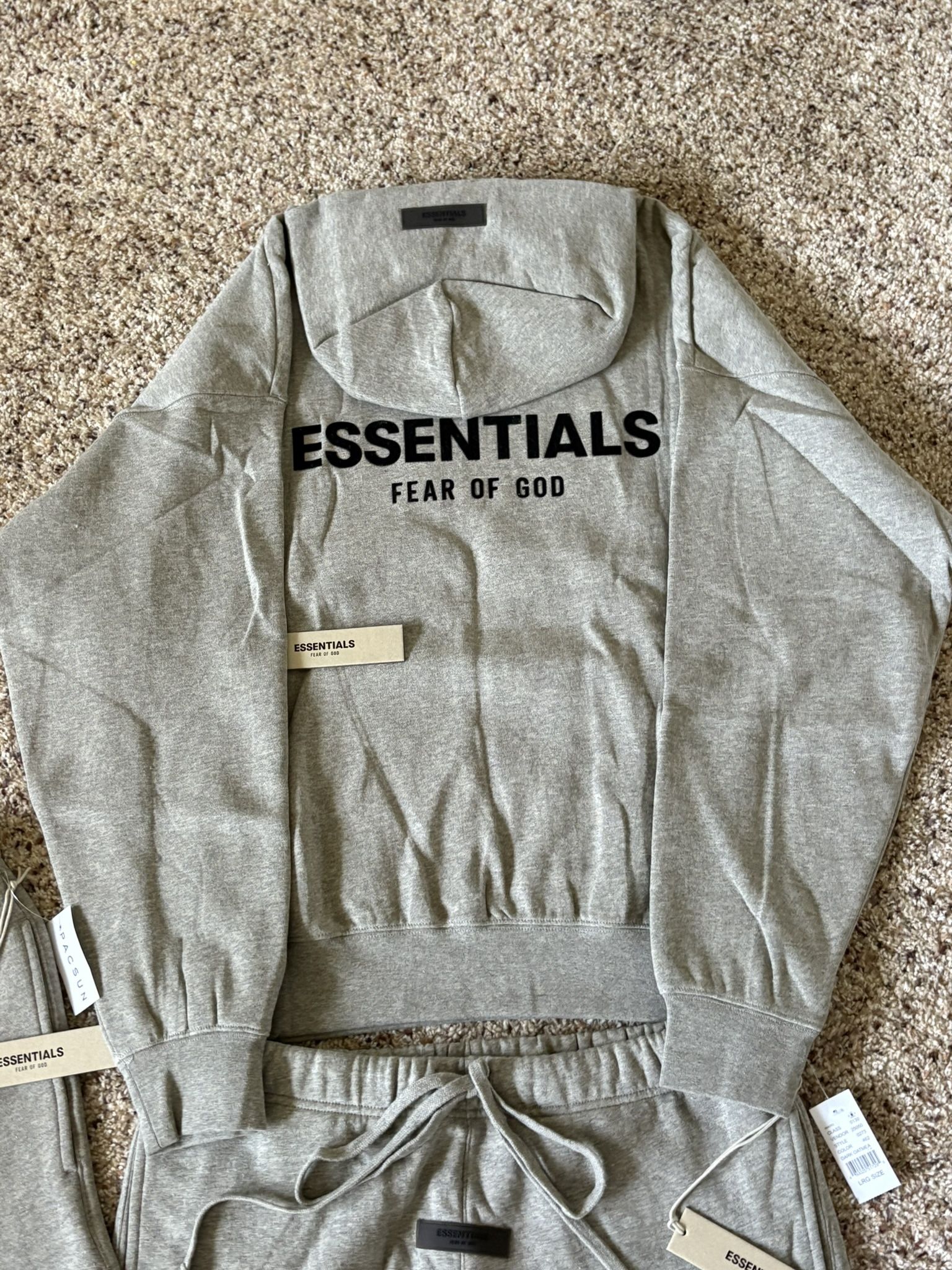Gray Essentials Hoodie