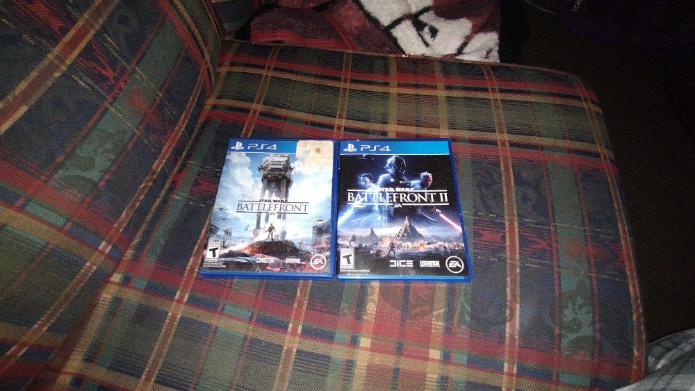 Star Wars Battlefront 1 & 2 Sony Playstation 4 PS4 Video Games