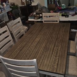 Ashley Dining Table and 6 chairs