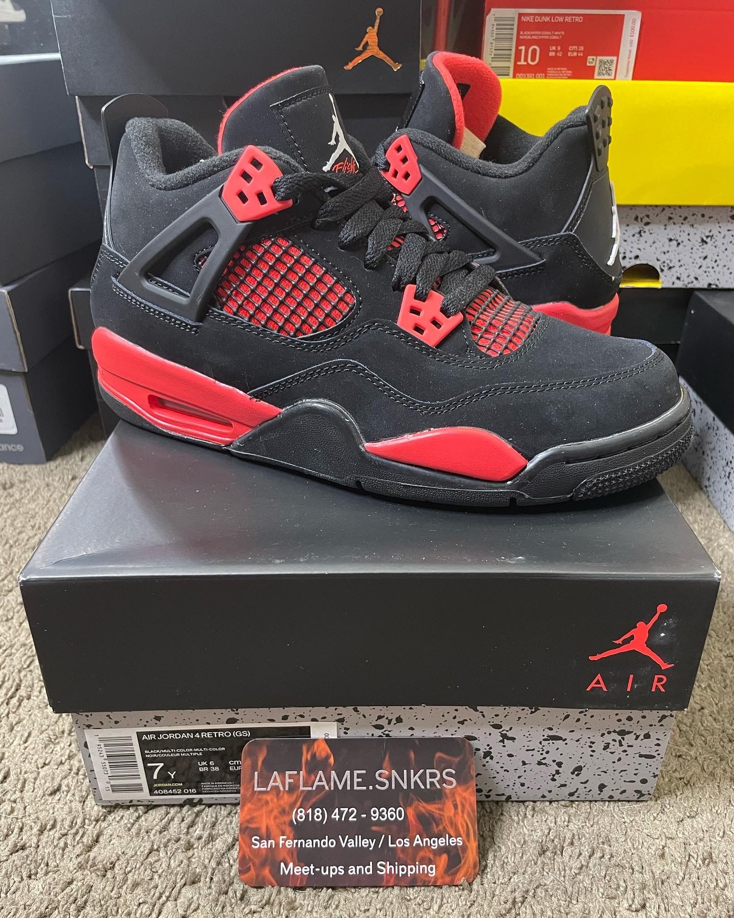 Air Jordan 4 Thunder Red (GS) for Sale in Los Angeles, CA - OfferUp