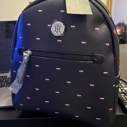 Tommy Hilfiger Leather Backpack Brand New 